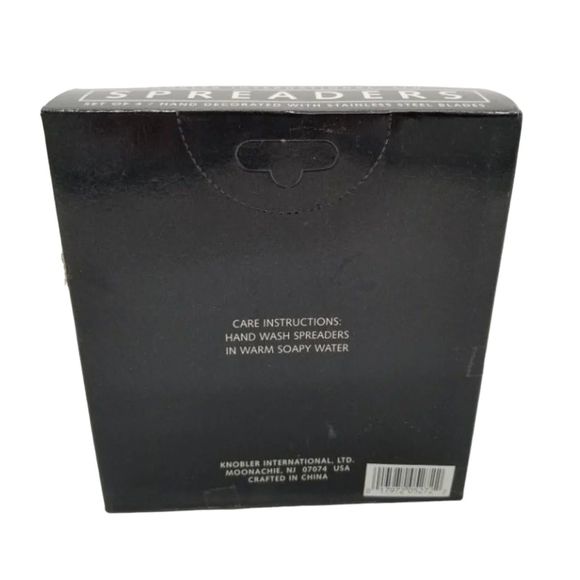 Chili Pepper Stainless Steel Spreaders Hand Decorated Knobler International - Picture 3 of 6